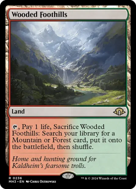 Wooded Foothills, Modern Horizons 3 — Magic: The Gathering card