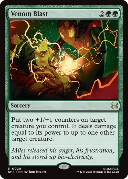 Venom Blast, Marvel's Spider-Man Eternal — Magic: The Gathering card