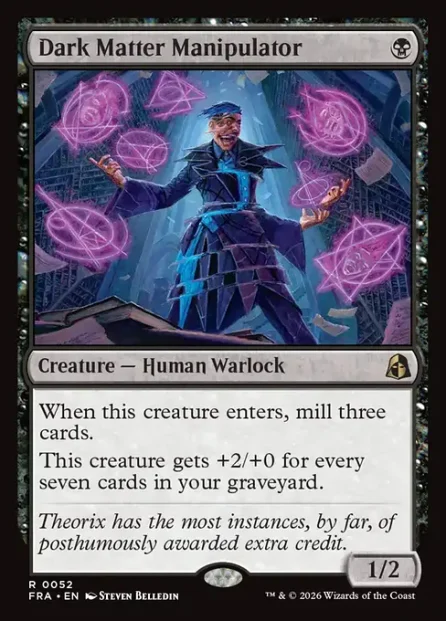 Dark Matter Manipulator, Reality Fracture — Magic: The Gathering card