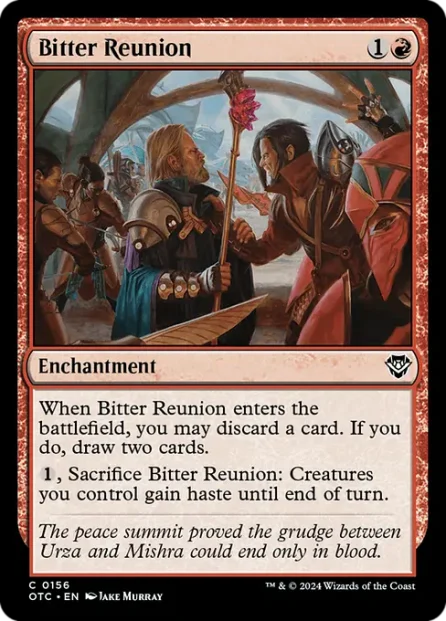 Bitter Reunion, Outlaws of Thunder Junction Commander — Magic: The Gathering card