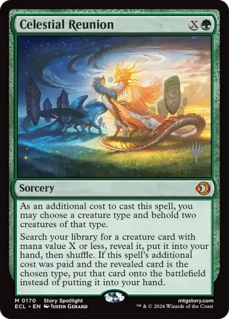 Celestial Reunion, Lorwyn Eclipsed Promos — Magic: The Gathering card