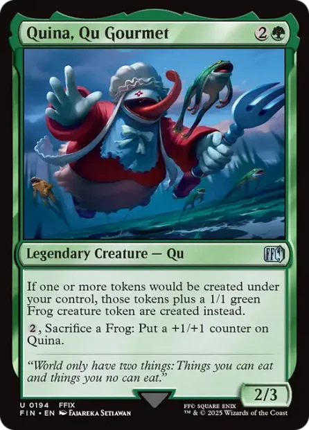 Quina, Qu Gourmet, Final Fantasy — Magic: The Gathering card