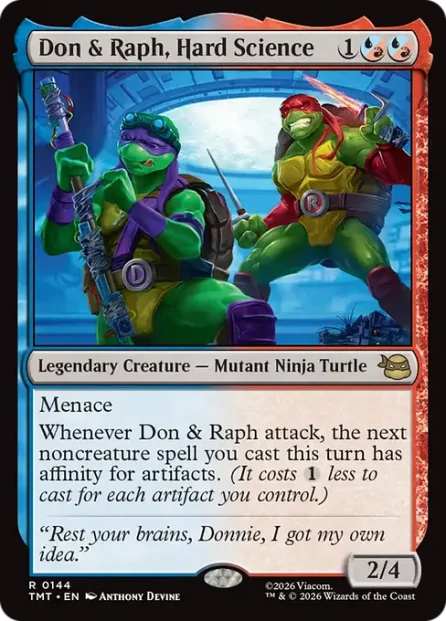 Don & Raph, Hard Science, Teenage Mutant Ninja Turtles — Magic: The Gathering card