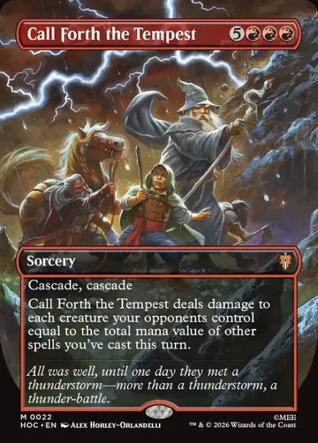 Call Forth the Tempest, The Hobbit Eternal — Magic: The Gathering card