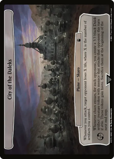 City of the Daleks, Doctor Who — Magic: The Gathering card