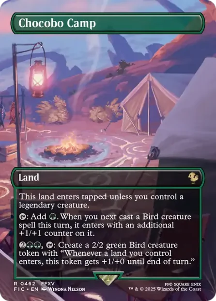 Chocobo Camp, Final Fantasy Commander — Magic: The Gathering card