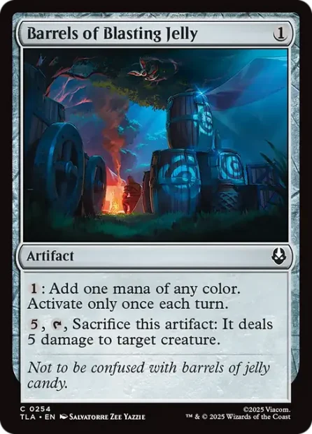 Barrels of Blasting Jelly, Avatar: The Last Airbender — Magic: The Gathering card
