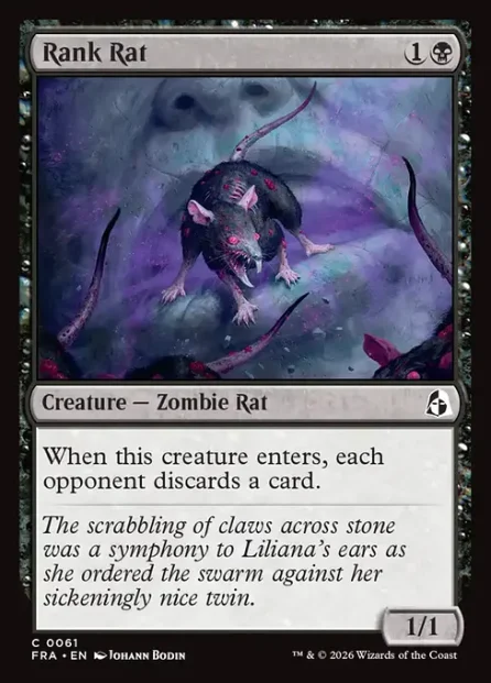 Rank Rat, Reality Fracture — Magic: The Gathering card