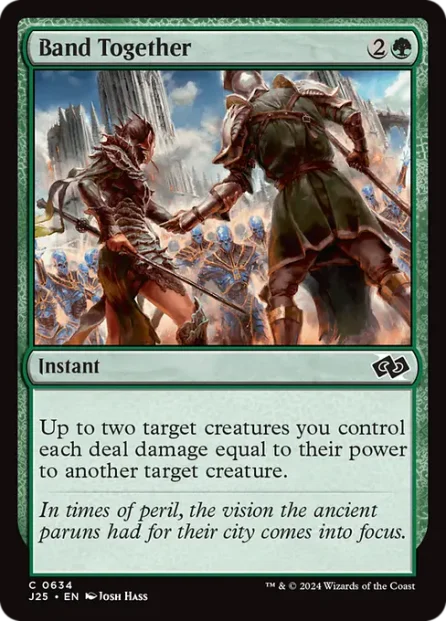 Band Together, Foundations Jumpstart — Magic: The Gathering card