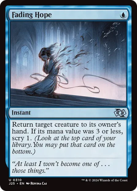 Fading Hope, Foundations Jumpstart — Magic: The Gathering card
