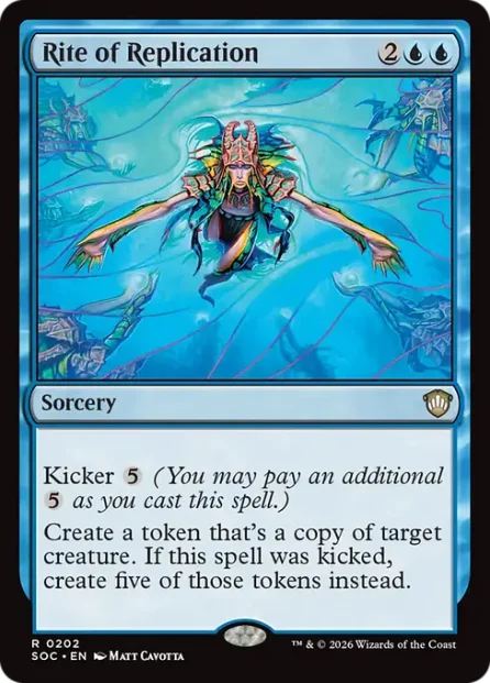 Rite of Replication, Secrets of Strixhaven Commander — Magic: The Gathering card