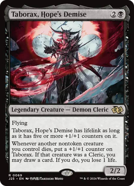 Taborax, Hope's Demise, Foundations Jumpstart — Magic: The Gathering card