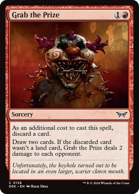 Grab the Prize, Duskmourn: House of Horror — Magic: The Gathering card