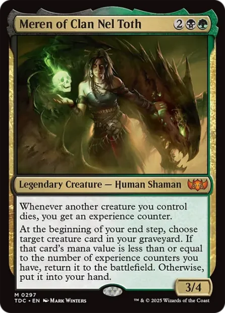 Meren of Clan Nel Toth, Tarkir: Dragonstorm Commander — Magic: The Gathering card