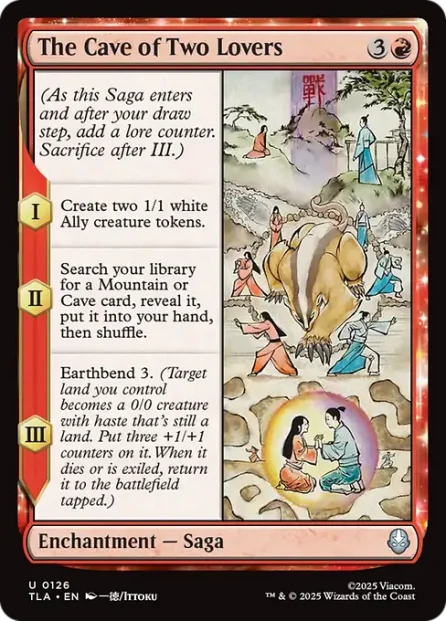The Cave of Two Lovers, Avatar: The Last Airbender — Magic: The Gathering card
