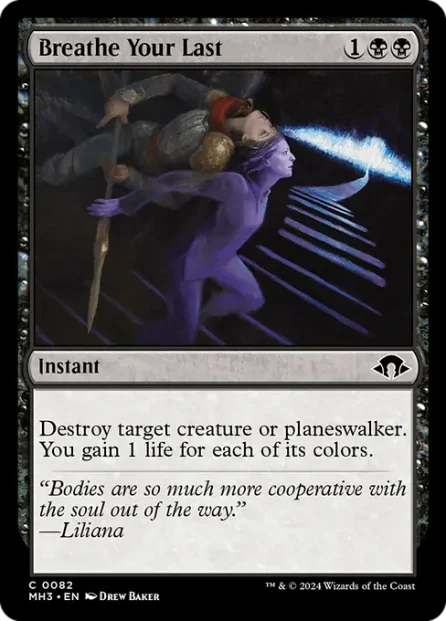 Breathe Your Last, Modern Horizons 3 — Magic: The Gathering card