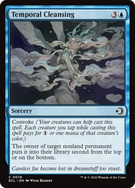 Temporal Cleansing, Lorwyn Eclipsed — Magic: The Gathering card