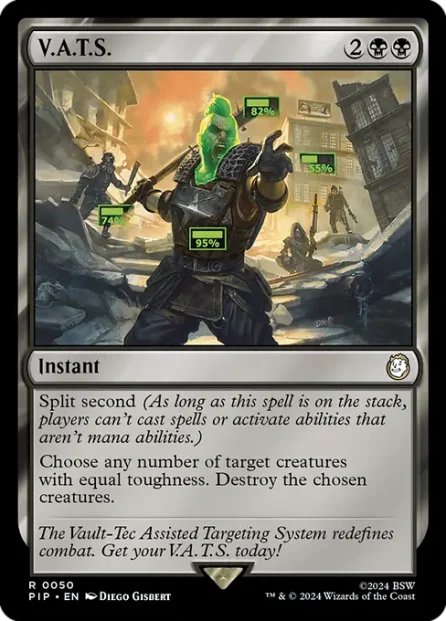 V.A.T.S., Fallout — Magic: The Gathering card