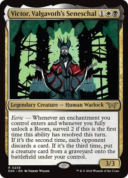 Victor, Valgavoth's Seneschal, Duskmourn: House of Horror — Magic: The Gathering card