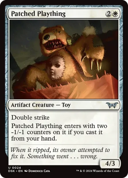 Patched Plaything, Duskmourn: House of Horror — Magic: The Gathering card