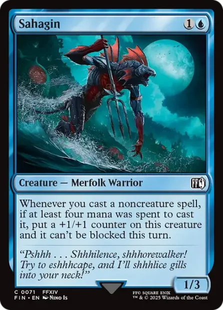 Sahagin, Final Fantasy — Magic: The Gathering card
