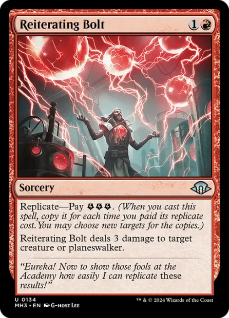 Reiterating Bolt, Modern Horizons 3 — Magic: The Gathering card