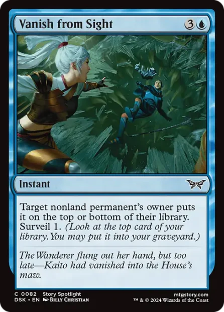 Vanish from Sight, Duskmourn: House of Horror — Magic: The Gathering card