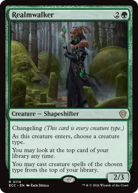 Realmwalker, Lorwyn Eclipsed Commander — Magic: The Gathering card