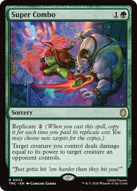 Super Combo, Teenage Mutant Ninja Turtles Eternal — Magic: The Gathering card