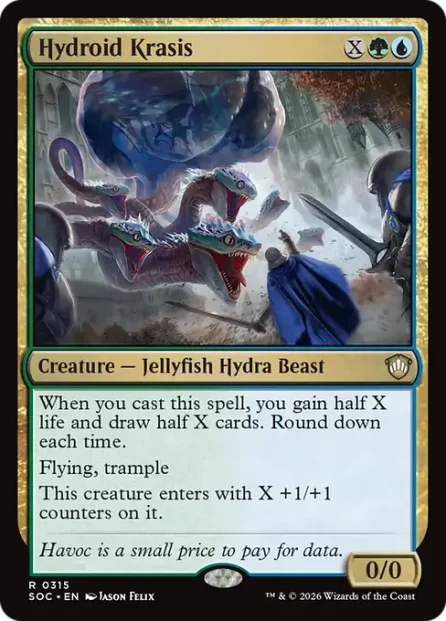 Hydroid Krasis, Secrets of Strixhaven Commander — Magic: The Gathering card
