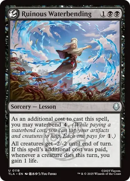Ruinous Waterbending, Avatar: The Last Airbender — Magic: The Gathering card