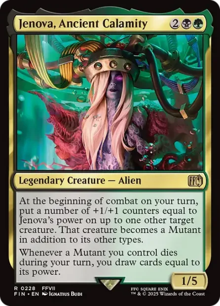 Jenova, Ancient Calamity, Final Fantasy — Magic: The Gathering card