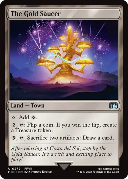 The Gold Saucer, Final Fantasy — Magic: The Gathering card