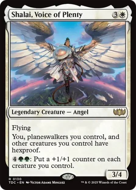 Shalai, Voice of Plenty, Tarkir: Dragonstorm Commander — Magic: The Gathering card