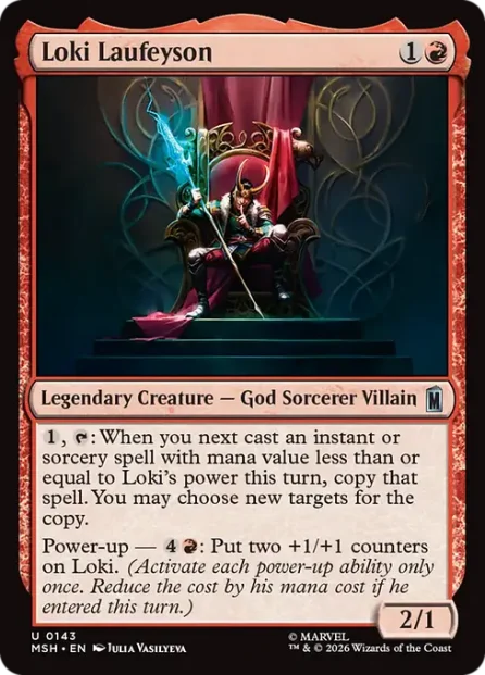 Loki Laufeyson, Marvel Super Heroes — Magic: The Gathering card