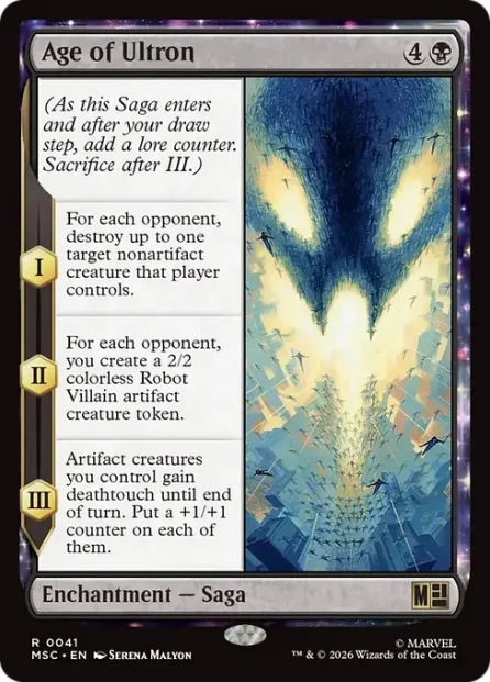 Age of Ultron, Marvel Super Heroes Commander — Magic: The Gathering card