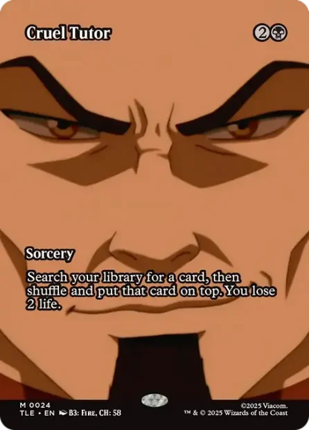 Cruel Tutor, Avatar: The Last Airbender Eternal — Magic: The Gathering card