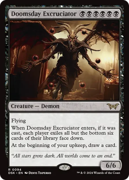 Doomsday Excruciator, Duskmourn: House of Horror — Magic: The Gathering card