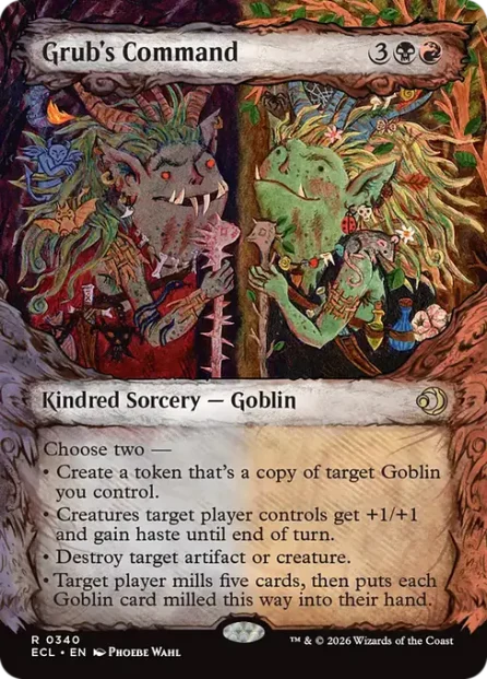 Grub's Command, Lorwyn Eclipsed — Magic: The Gathering card
