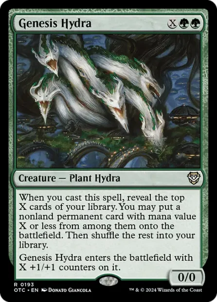 Genesis Hydra, Outlaws of Thunder Junction Commander — Magic: The Gathering card