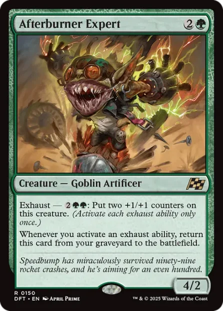 Afterburner Expert, Aetherdrift — Magic: The Gathering card