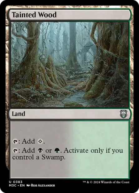 Tainted Wood, Modern Horizons 3 Commander — Magic: The Gathering card