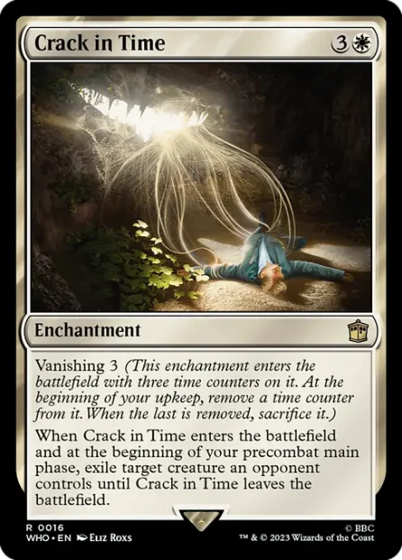 Crack in Time, Doctor Who — Magic: The Gathering card