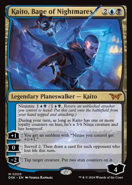 Kaito, Bane of Nightmares, Duskmourn: House of Horror — Magic: The Gathering card