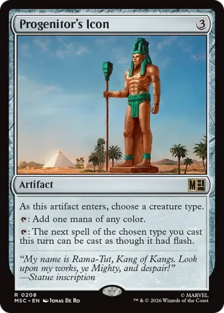 Progenitor's Icon, Marvel Super Heroes Commander — Magic: The Gathering card