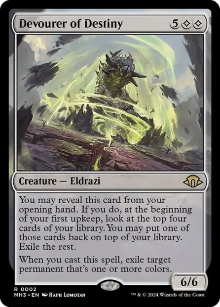 Devourer of Destiny, Modern Horizons 3 — Magic: The Gathering card