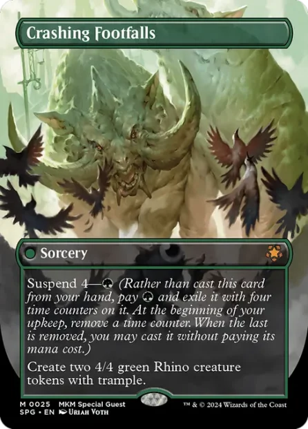 Crashing Footfalls, Special Guests — Magic: The Gathering card