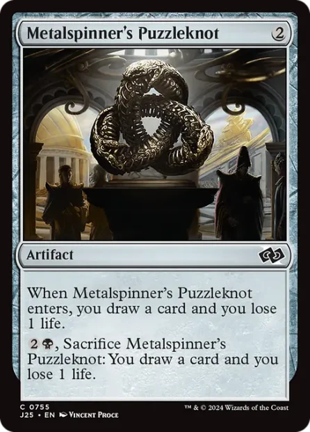 Metalspinner's Puzzleknot, Foundations Jumpstart — Magic: The Gathering card