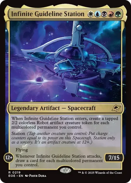 Infinite Guideline Station, Edge of Eternities — Magic: The Gathering card