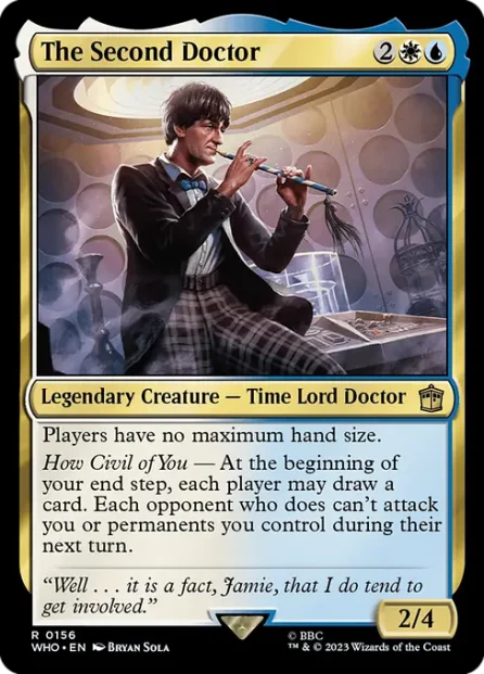 The Second Doctor, Doctor Who — Magic: The Gathering card